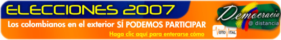 Democracia a distancia: Elecciones 2007